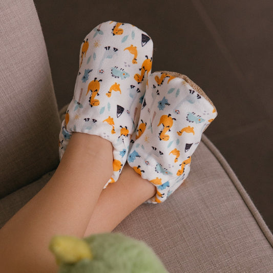 Baby Shoes - Happy Dino