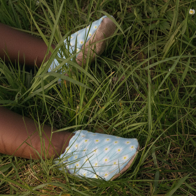 Chaussons Bébé - Marguerites