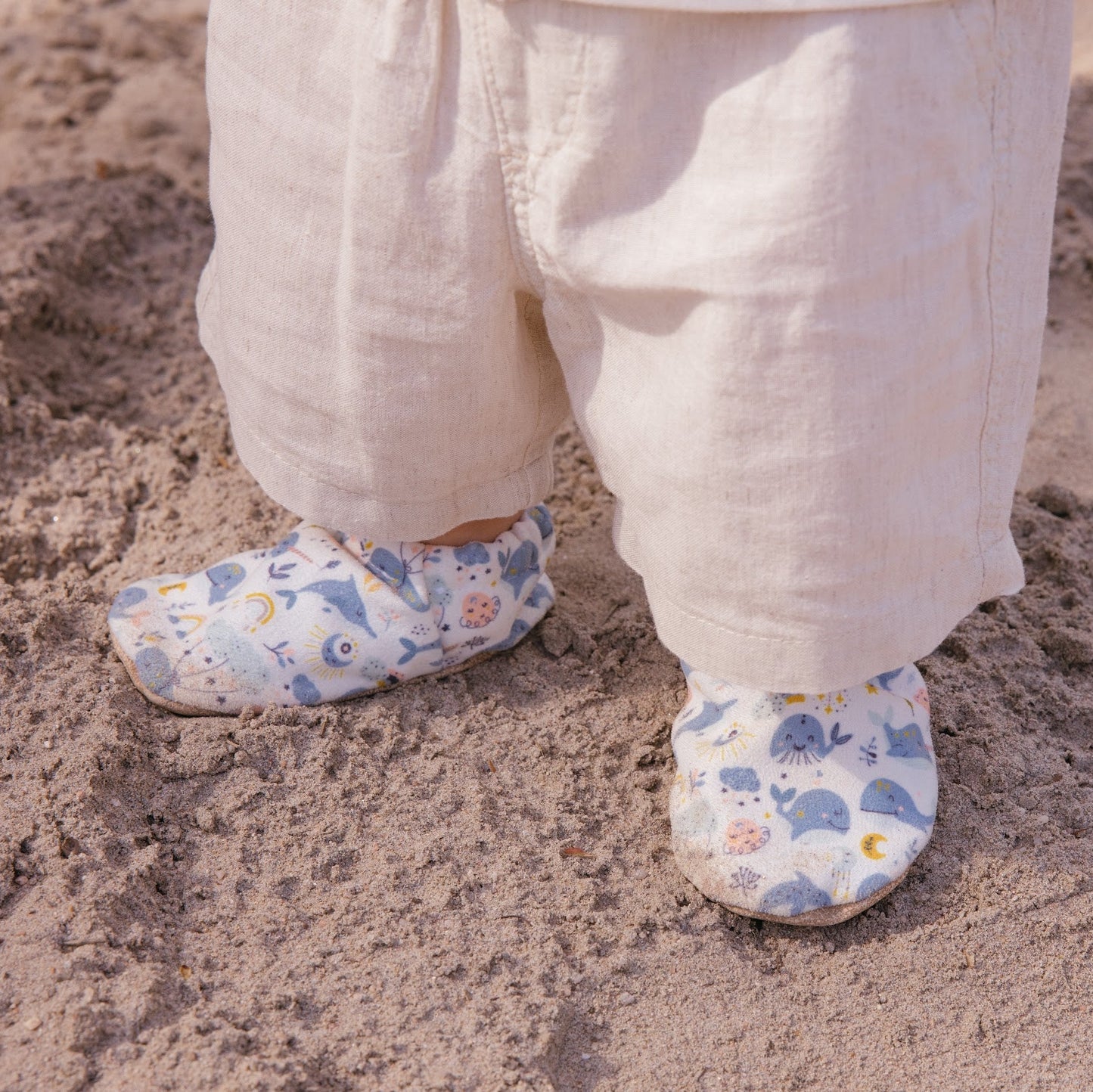 Baby Shoes - Whales
