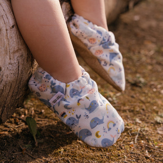Baby Shoes - Whales
