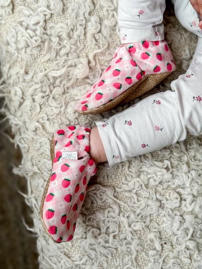 Chaussons Bébé – Fraises