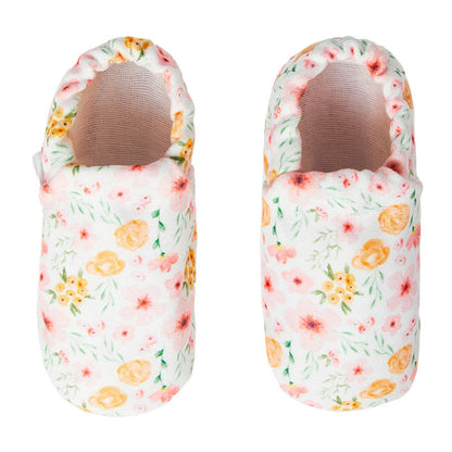 Baby Shoes - Soft Flowers