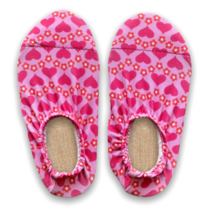 Children’s Non-slip Swim Shoes, Beach Shoes, Hearts design