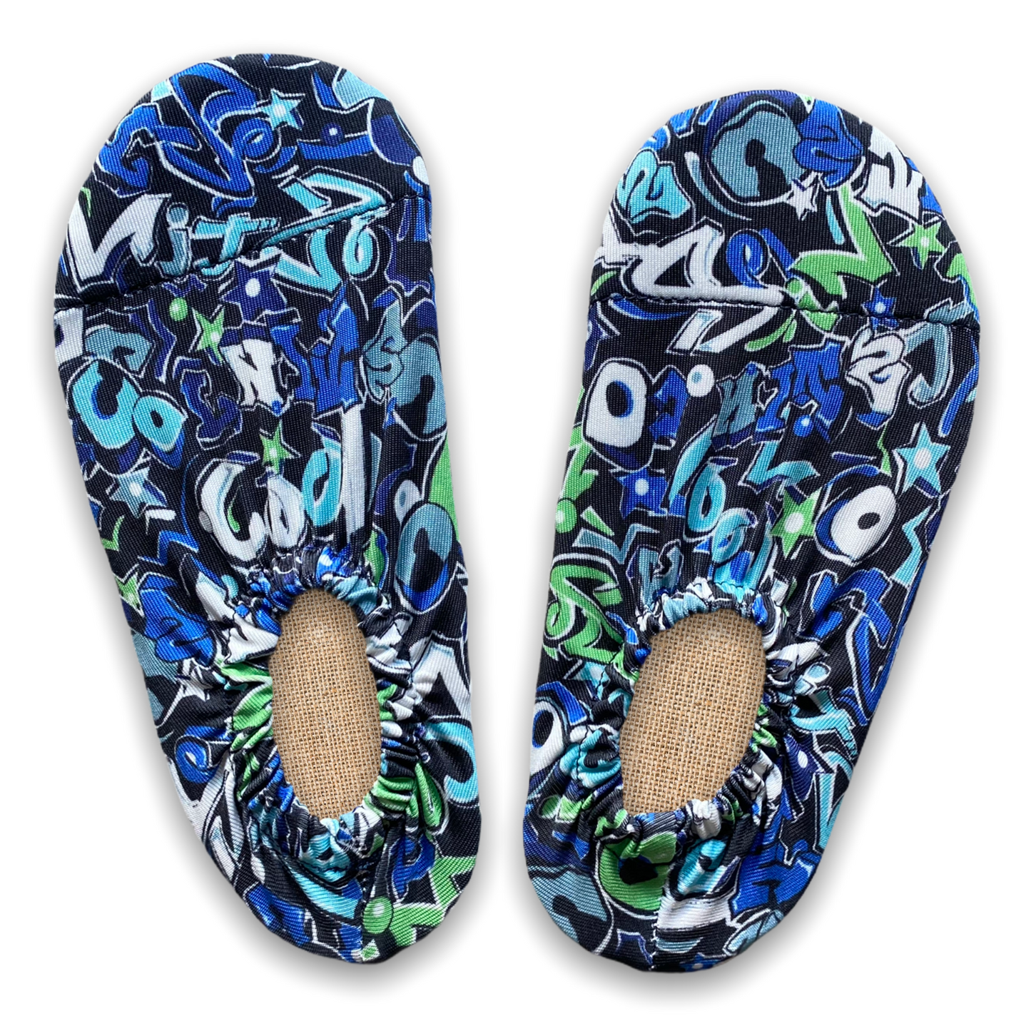 Children’s Non-slip Swim Shoes, Beach Shoes, Graffiti Design